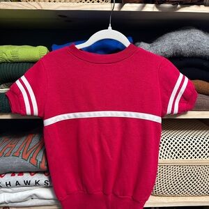 Vintage hot pink short sleeve top